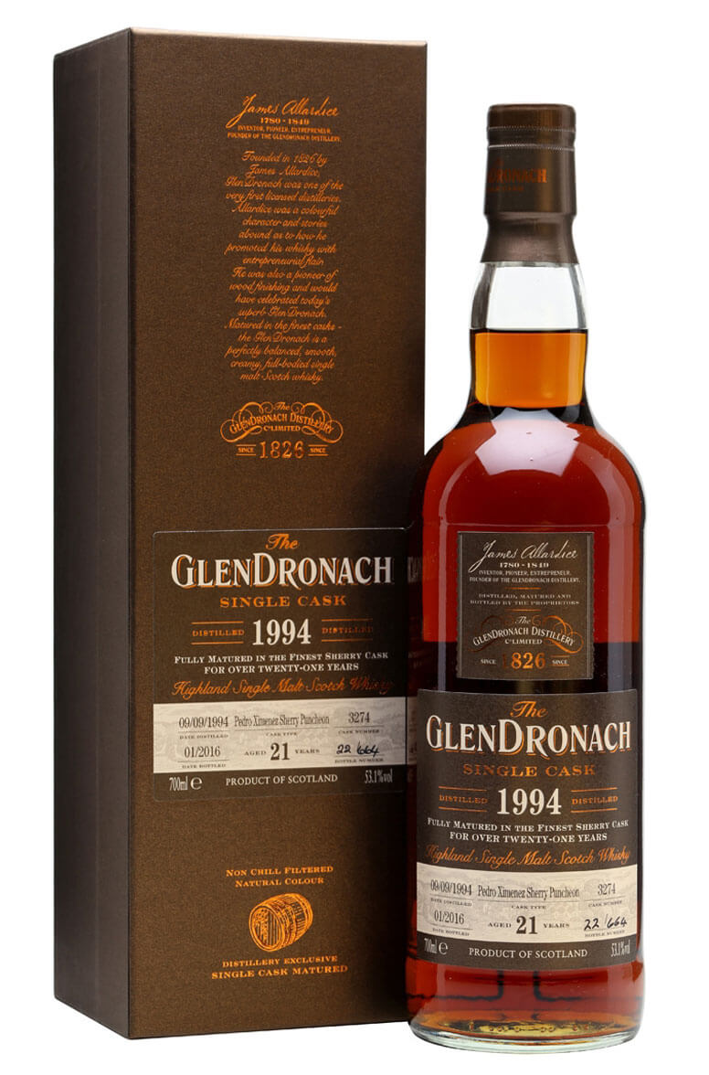 Glendronach 1994 21 Year Old Cask 3274